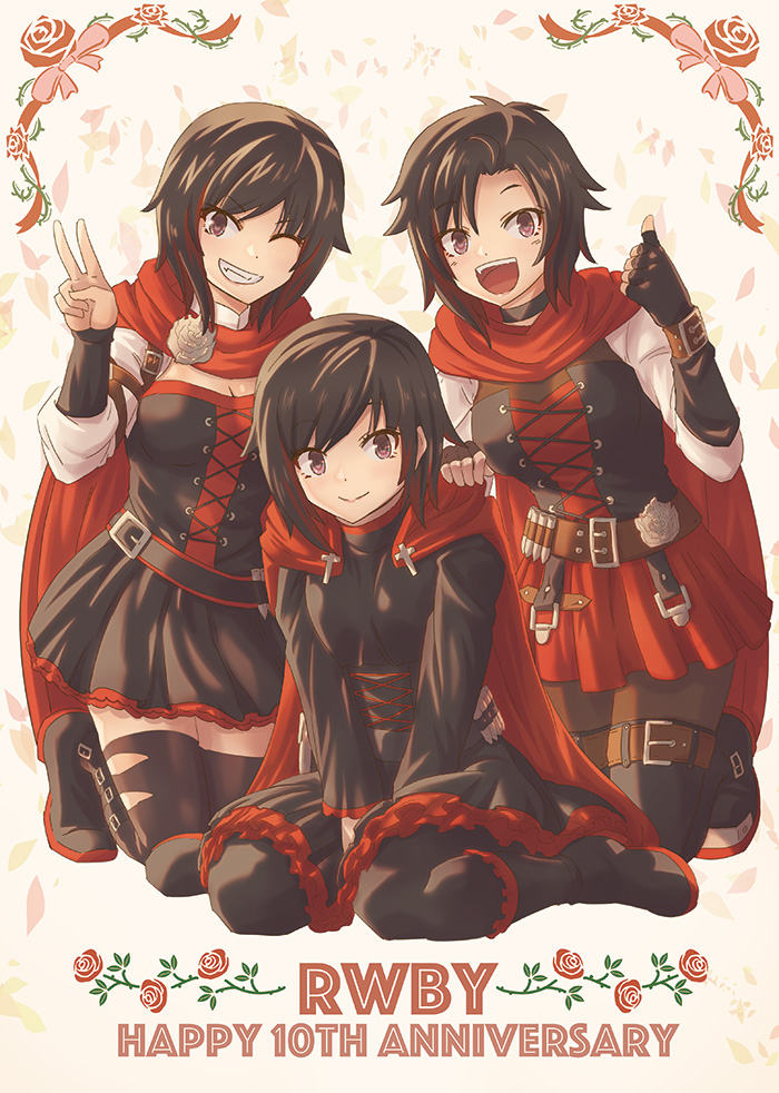 ruby rose (rwby) drawn by moai_(moai_world)
