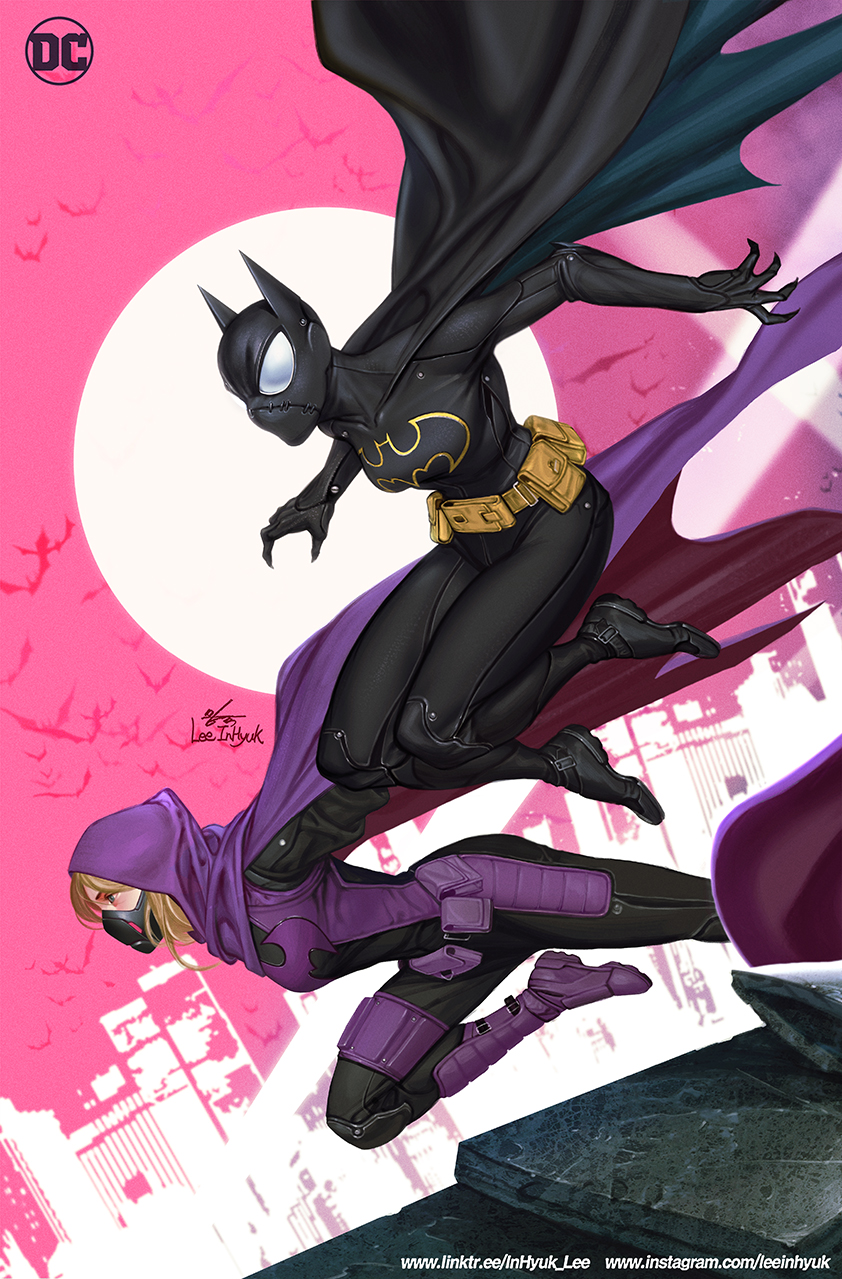 batgirl, cassandra cain, and stephanie brown (dc comics and 1 more) drawn by in-hyuk_lee