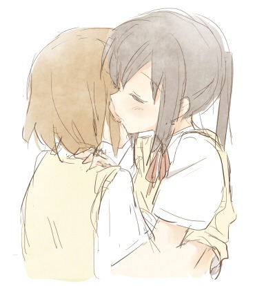 nakano azusa and hirasawa yui (k-on!) drawn by picocopi