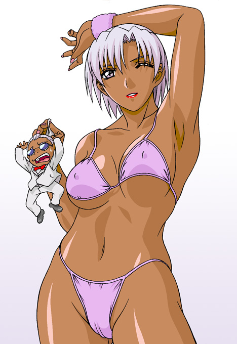 zack and nikki (dead or alive) drawn by rudoni