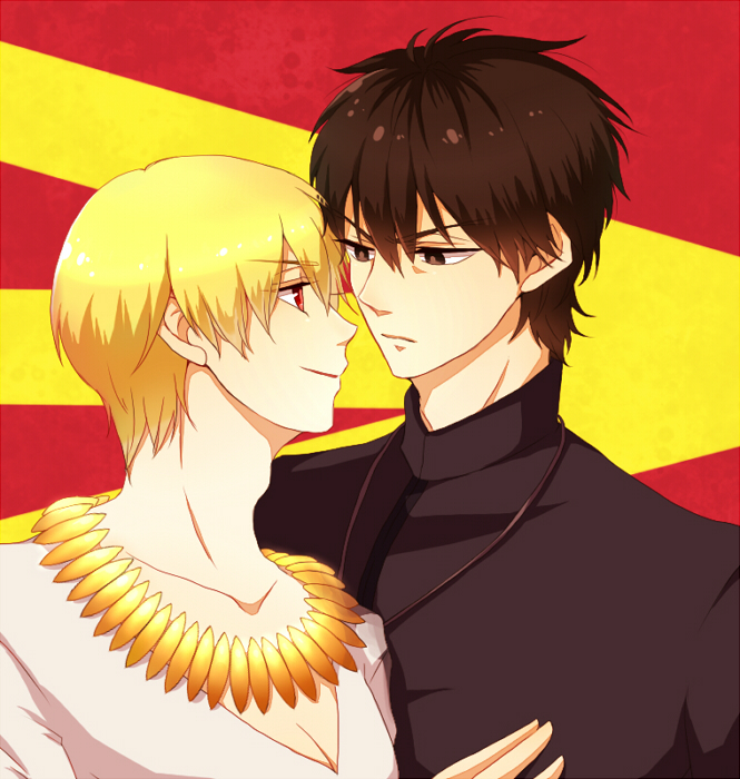 kotomine kirei and gilgamesh (fate and 1 more) drawn by iuncco13_pkmn