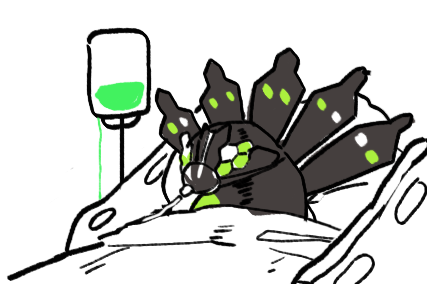 zygarde (pokemon and 1 more) drawn by inkerton-kun