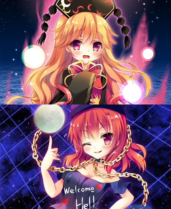junko and hecatia lapislazuli (touhou and 1 more) drawn by natsuki_yuu_(amemizu)