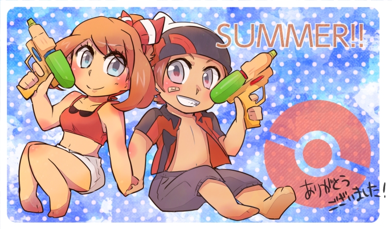 may and brendan (pokemon and 1 more) drawn by topophilia