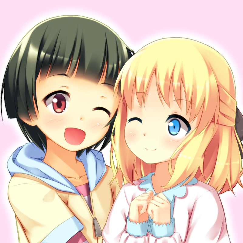 alice cartelet and oomiya shinobu (kin-iro mosaic) drawn by amanuki-san
