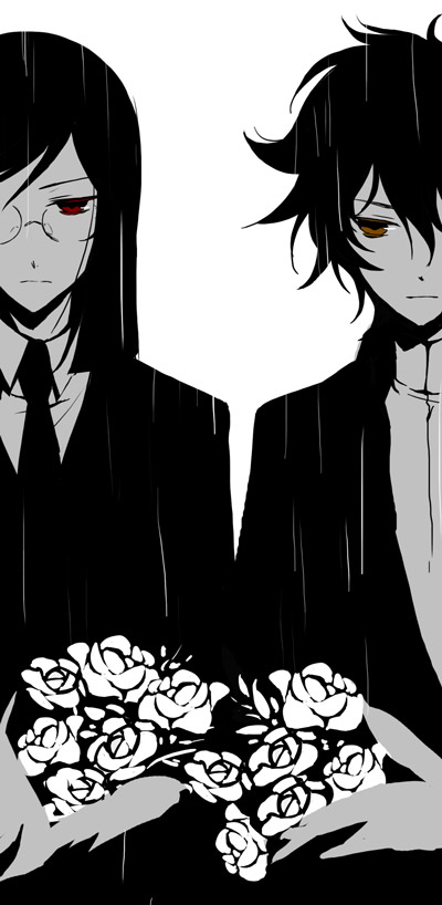 tieria erde and setsuna f. seiei (gundam and 1 more) drawn by osamu_(jagabata)