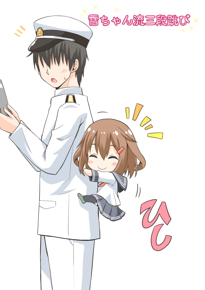admiral and ikazuchi (kantai collection) drawn by fujishima_shinnosuke
