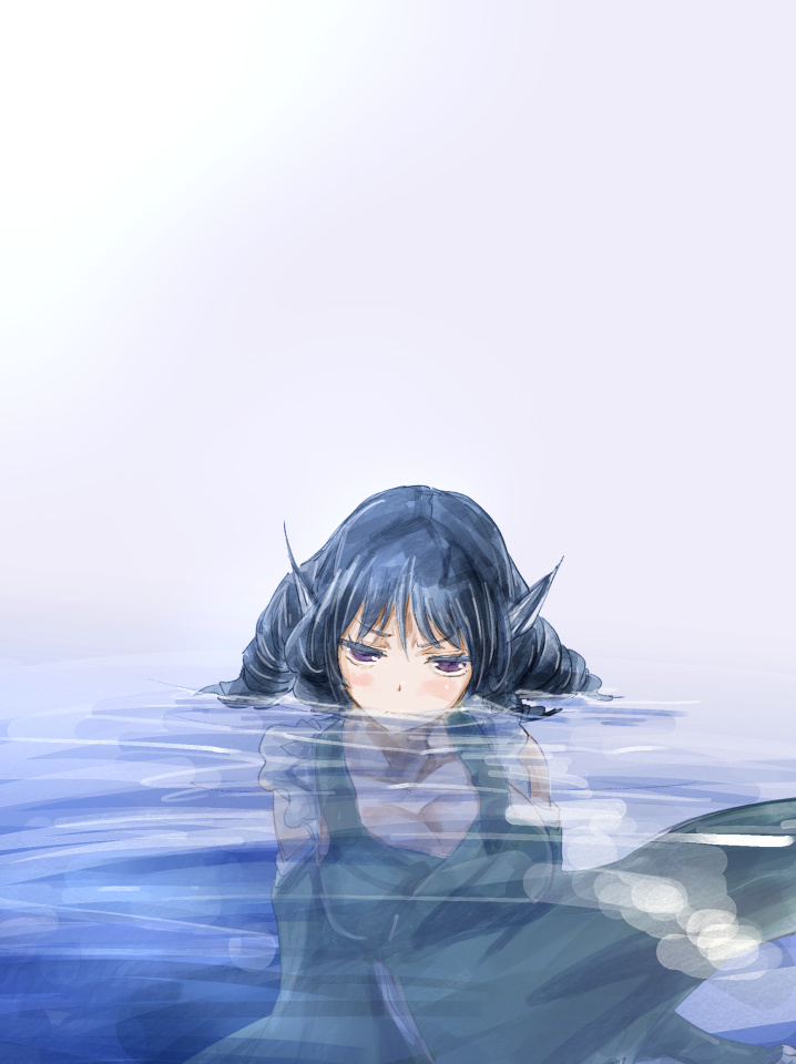 wakasagihime (touhou) drawn by yohane