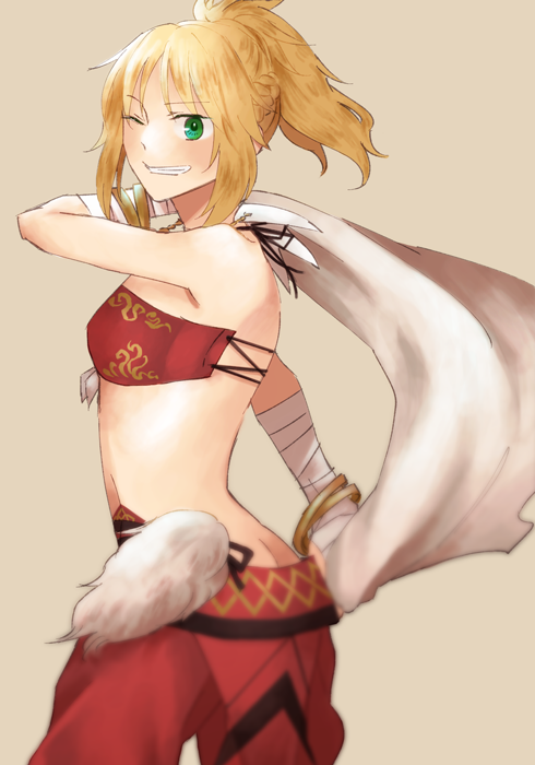 mordred (fate and 2 more) drawn by tk_sk
