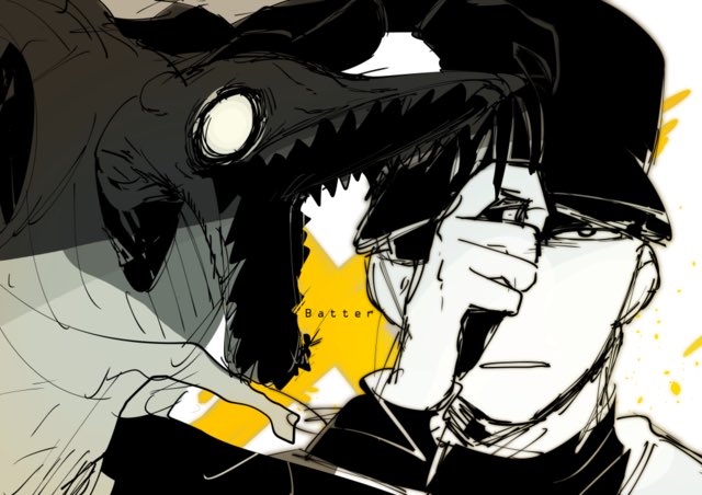 the batter and bad batter (off) drawn by asumi_chikyuu