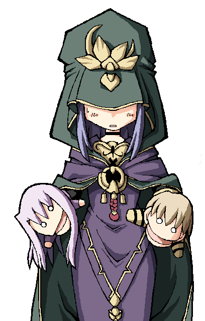 illyasviel von einzbern, medea, and fujimura taiga (fate and 1 more) drawn by herada_mitsuru