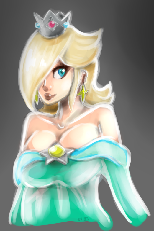rosalina (mario and 1 more) drawn by xpisigma