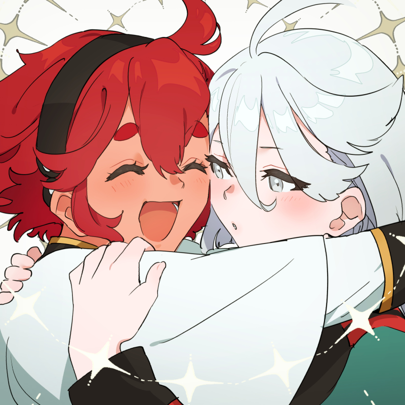suletta mercury and miorine rembran (gundam and 1 more) drawn by shirop_imas