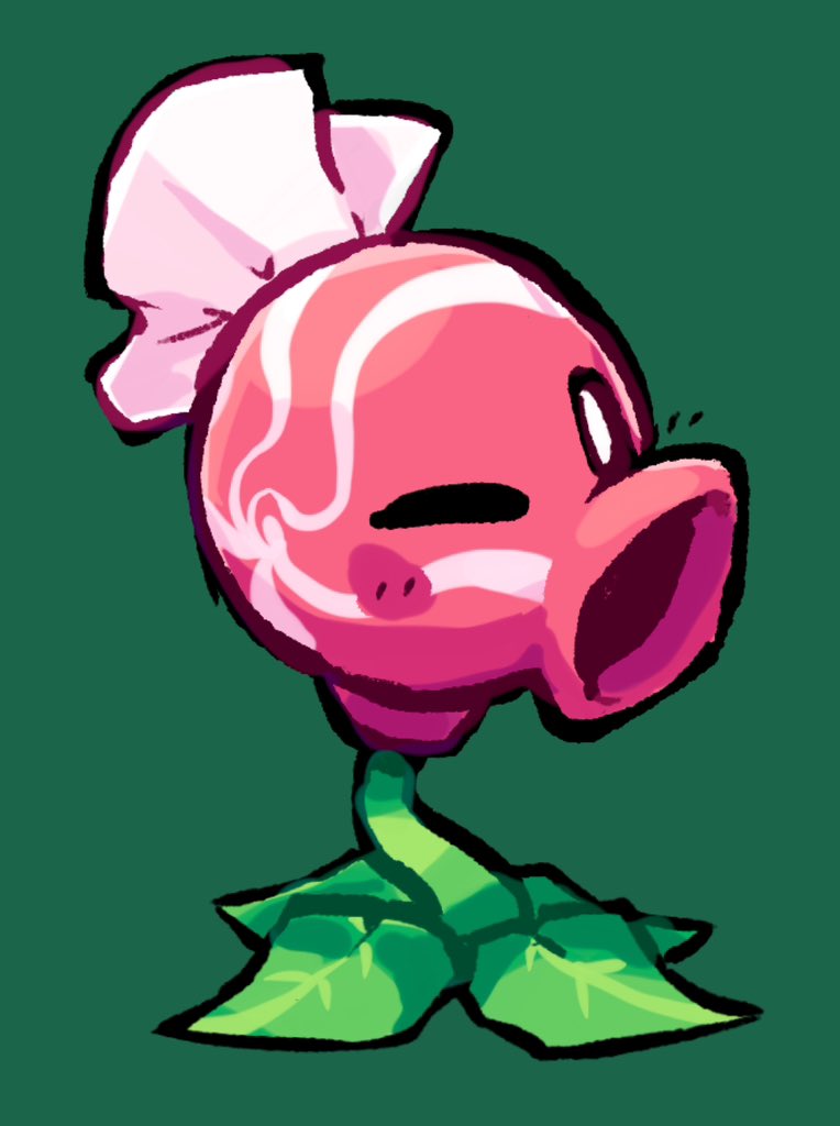 sweet pea (plants vs. zombies and 1 more) drawn by leafysky22