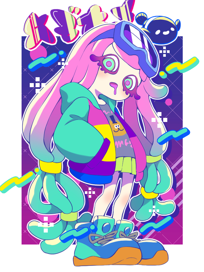 harmony and harmony's clownfish (splatoon and 1 more) drawn by teo_(teorekka)