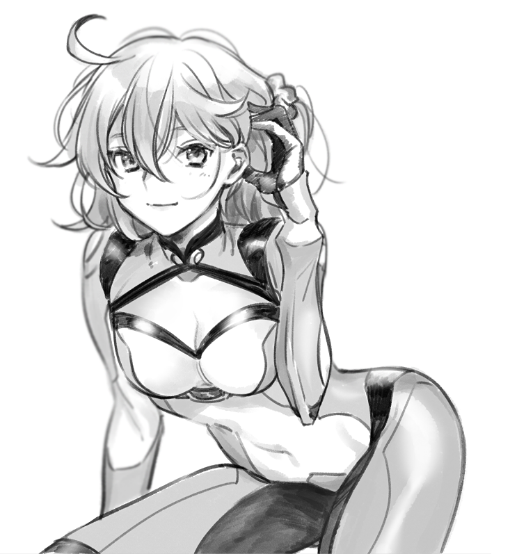 fujimaru ritsuka (fate and 1 more) drawn by uni_(nico02)