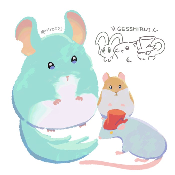 elfilin, rick, and daroach (kirby) drawn by ni_re