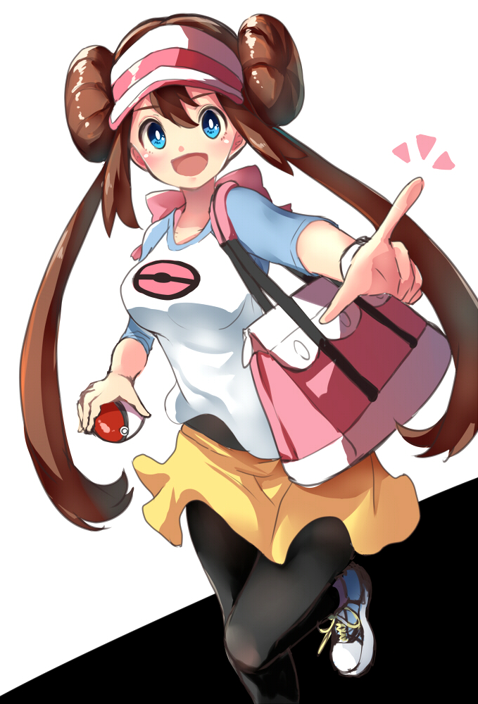 rosa (pokemon and 1 more) drawn by e-co
