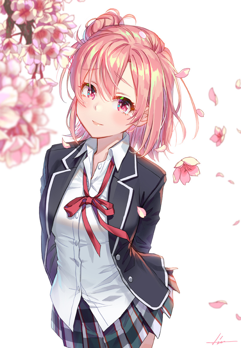 yuigahama yui (yahari ore no seishun lovecome wa machigatteiru.) drawn by kws