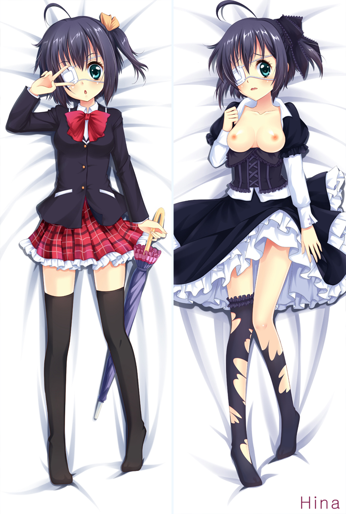 takanashi rikka (chuunibyou demo koi ga shitai!) drawn by dakemakura-koubou and hina_(dakemakura)