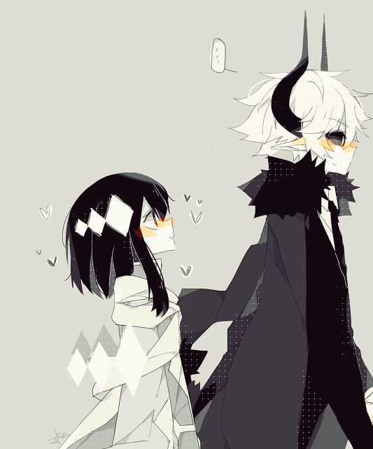 kcalb and etihw (funamusea and 1 more) drawn by sakiroll