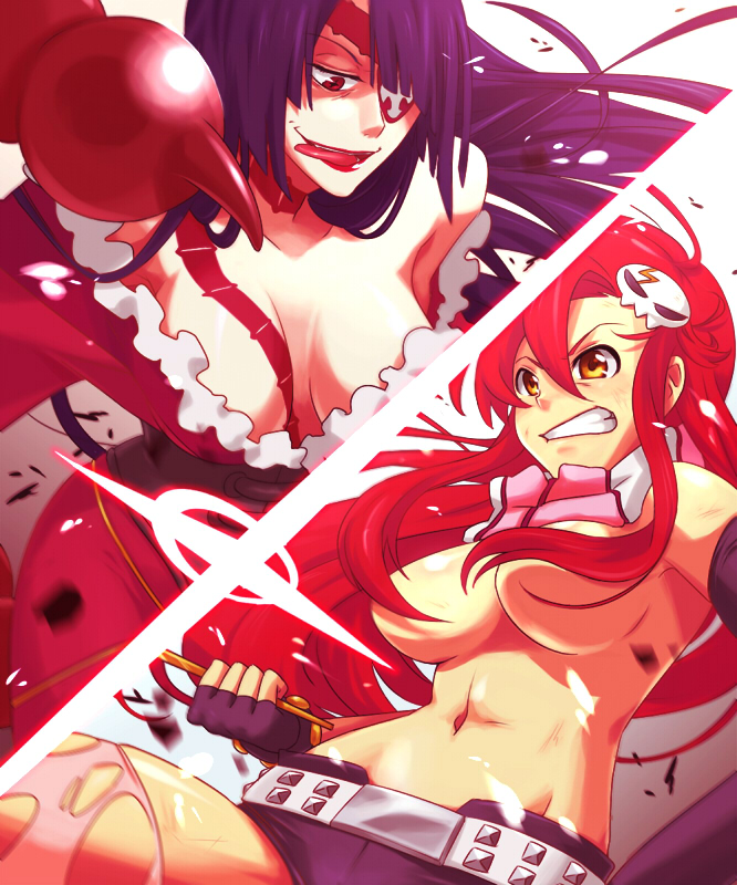 yoko littner and adiane (tengen toppa gurren lagann) drawn by sako_(namocake)