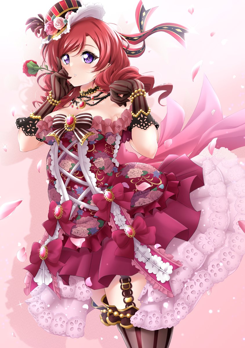 nishikino maki (love live! and 1 more) drawn by kirisaki_reina