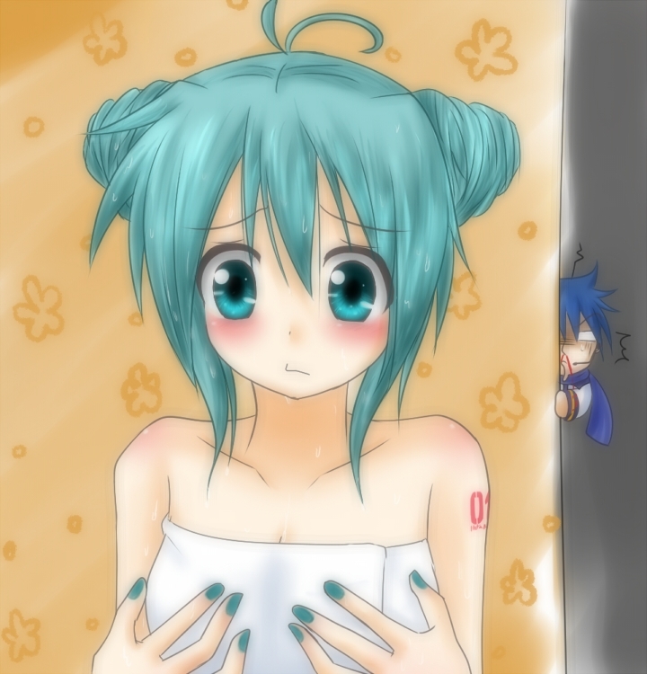 hatsune miku and kaito (vocaloid) drawn by kuru_4521992