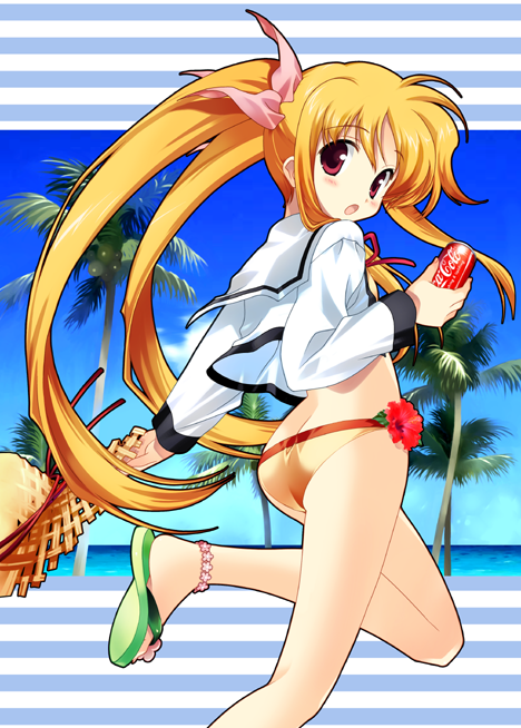 fate testarossa (lyrical nanoha and 2 more) drawn by naruse_hirofumi