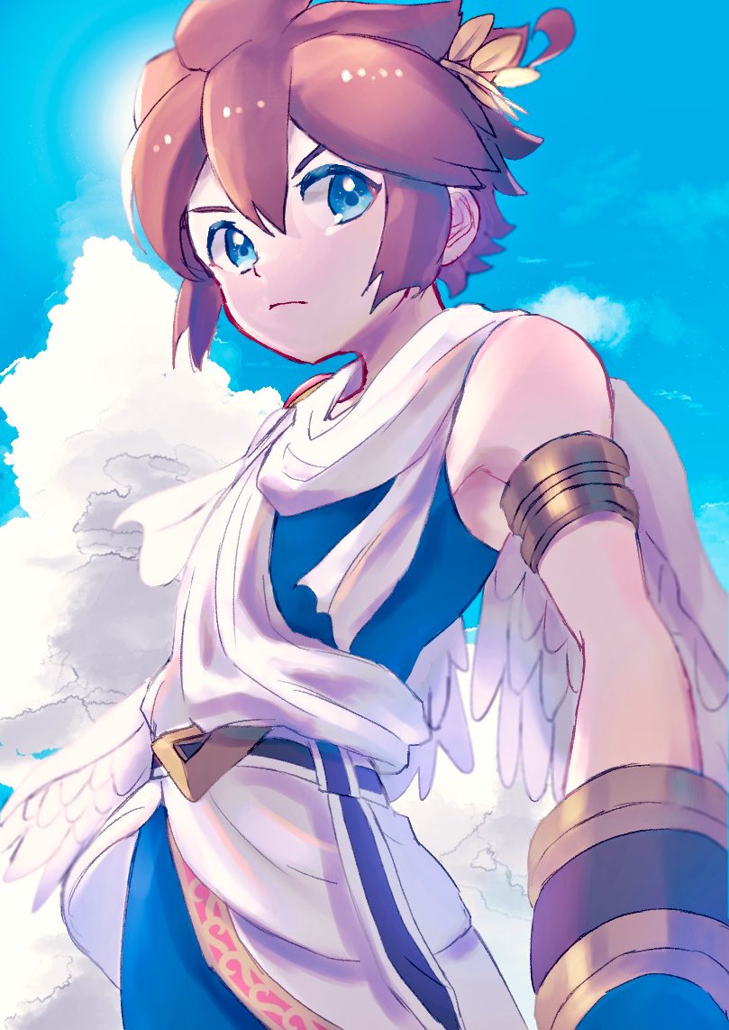 pit (kid icarus and 1 more) drawn by waffuum