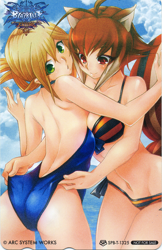 makoto nanaya and noel vermillion (blazblue and 1 more)