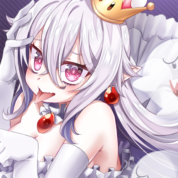princess king boo and boo (mario and 2 more) drawn by hago