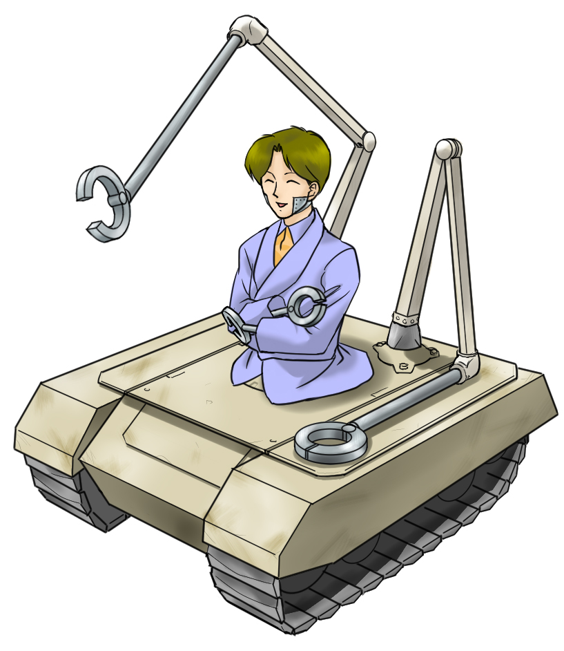 mechazawa shin'ichi-sensei (gohou shoujo sowaka-chan) drawn by chorozo