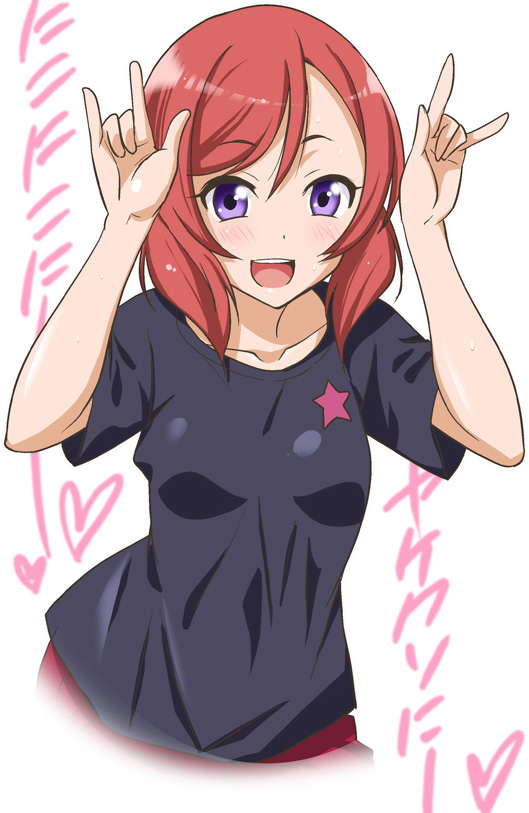 nishikino maki (love live! and 1 more) drawn by marugoshi_teppei