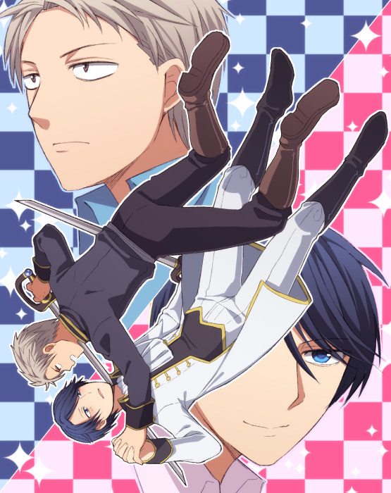 kashima yuu and hori masayuki (gekkan shoujo nozaki-kun) drawn by itou_(mogura)