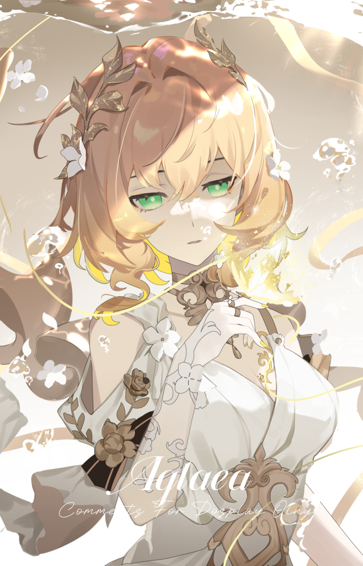 aglaea (honkai and 1 more) drawn by hua_ye