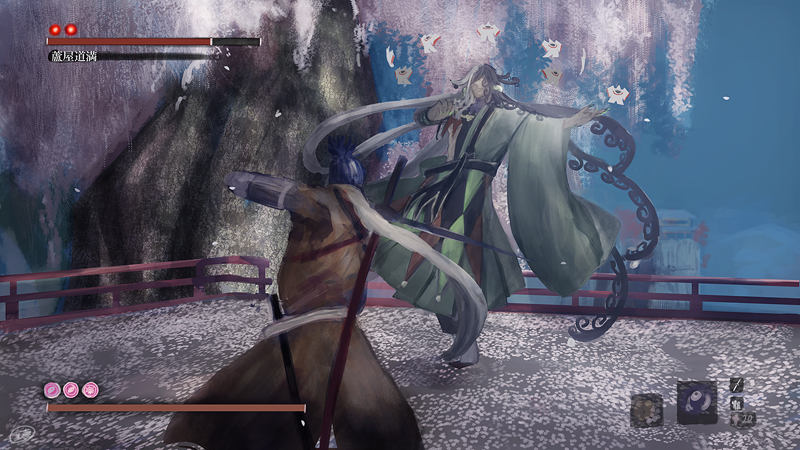 ashiya douman and sekiro (fate and 2 more) drawn by doumu_(airen)