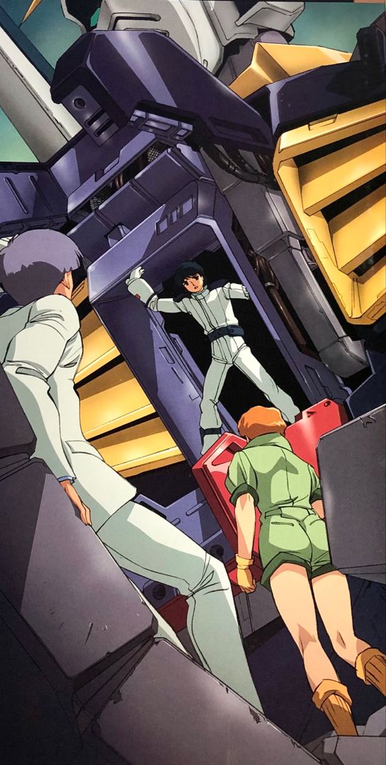 kamille bidan, gundam mk ii, kai shiden, and reccoa londe (gundam and 2 more)