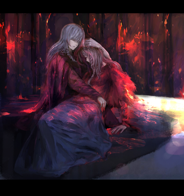 artemisia and eleuseus (sound horizon and 1 more) drawn by akn