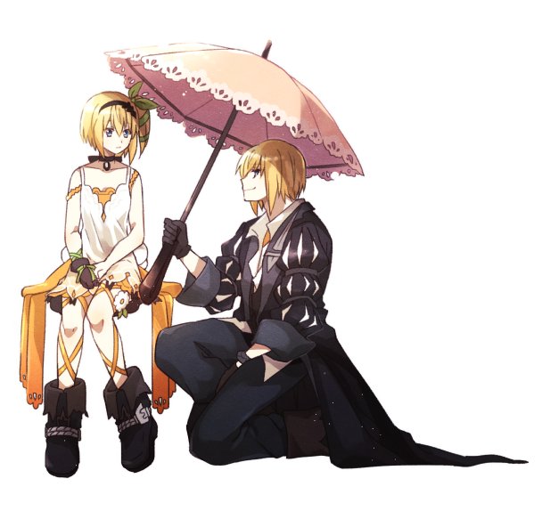edna and eizen (tales of and 2 more) drawn by choco_taberusan