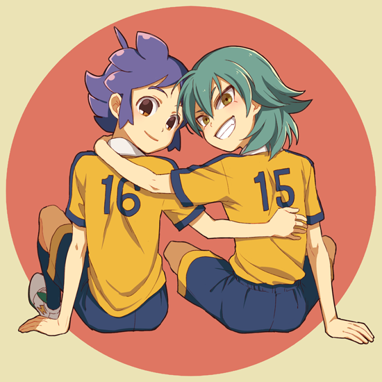 kariya masaki (inazuma eleven and 1 more) drawn by riho