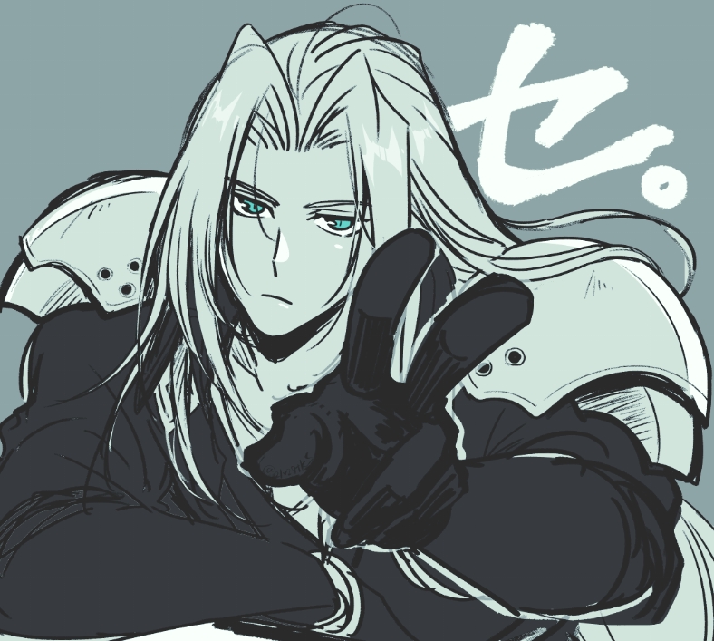 sephiroth (final fantasy and 1 more) drawn by 20x26tks