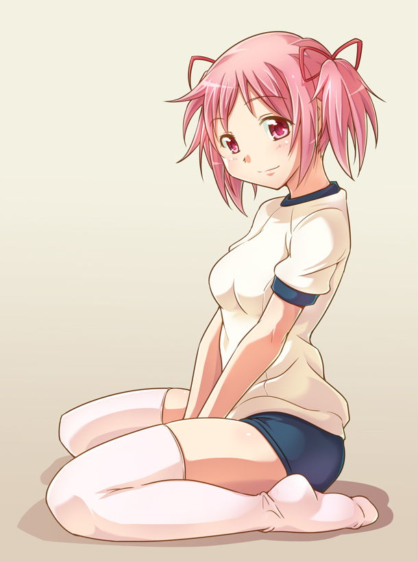 kaname madoka (mahou shoujo madoka magica) drawn by e20