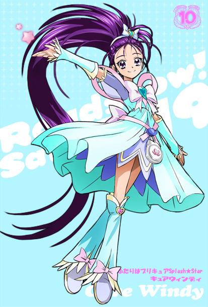 mishou mai and cure windy (precure and 1 more) drawn by haruyama_kazunori