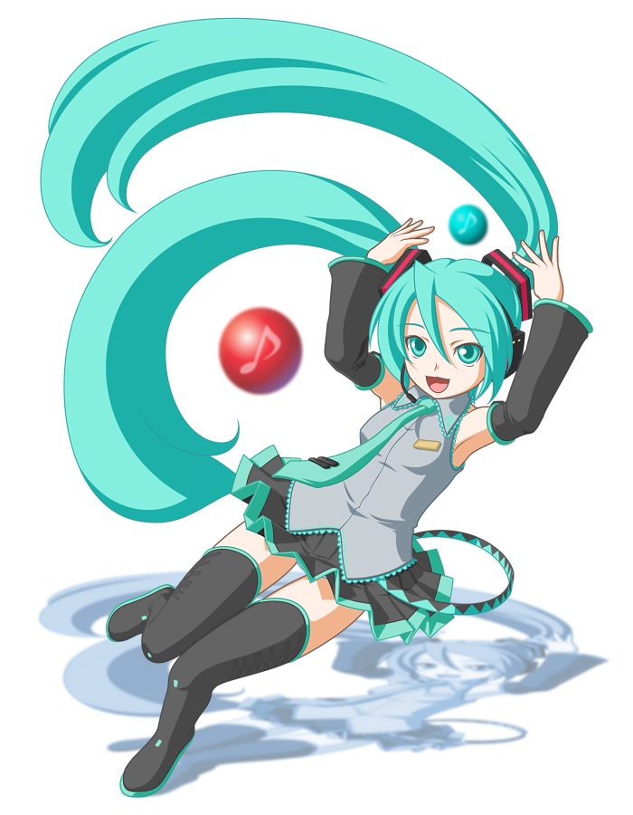 hatsune miku (vocaloid) drawn by t2r