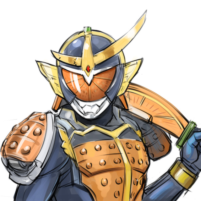 kamen rider gaim (kamen rider and 1 more) drawn by ueyama_michirou