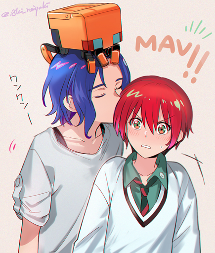 amate yuzuriha, shuji ito, and conch (gundam and 1 more) drawn by aki_(neyuki41028)