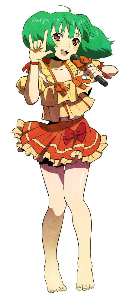 ranka lee (macross and 1 more) drawn by mago
