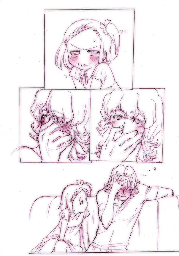 barnaby brooks jr. and kaburagi kaede (tiger & bunny) drawn by nishida_asako