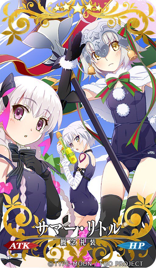 jack the ripper, jeanne d'arc alter santa lily, and nursery rhyme (fate and 3 more) drawn by watanabe_akio